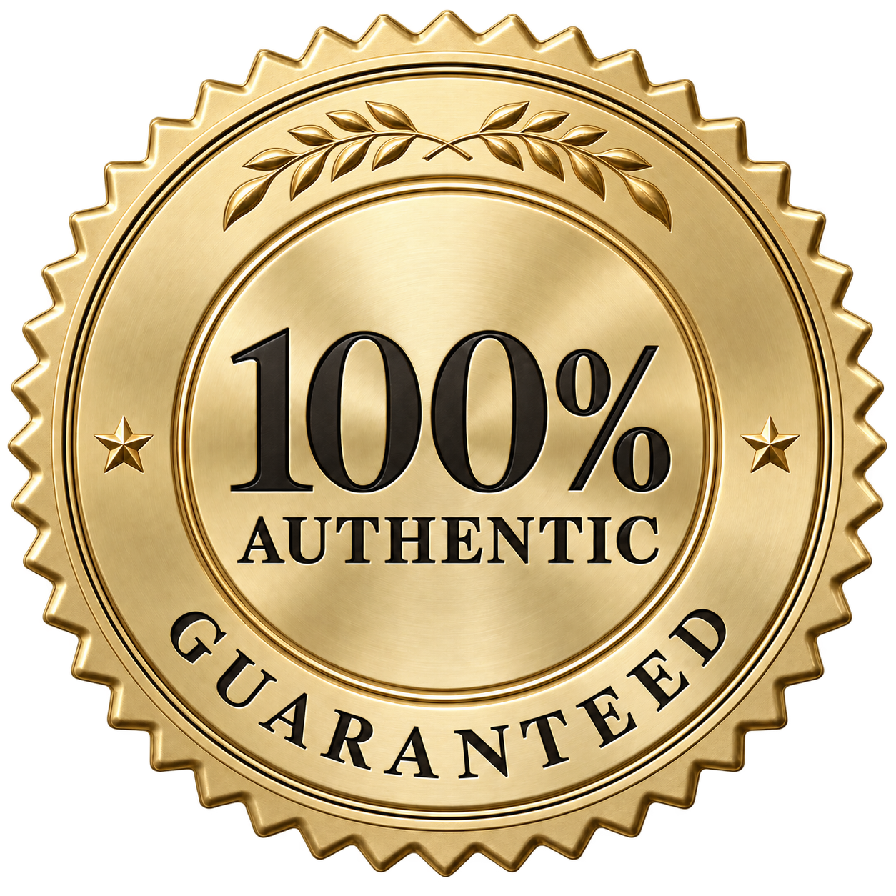 100% authentic guaranteed — our authenticity promise