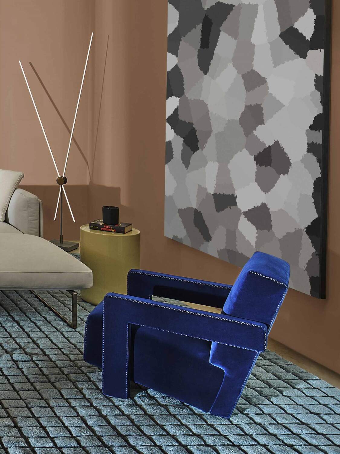 Cassina utrecht armchair — view 3
